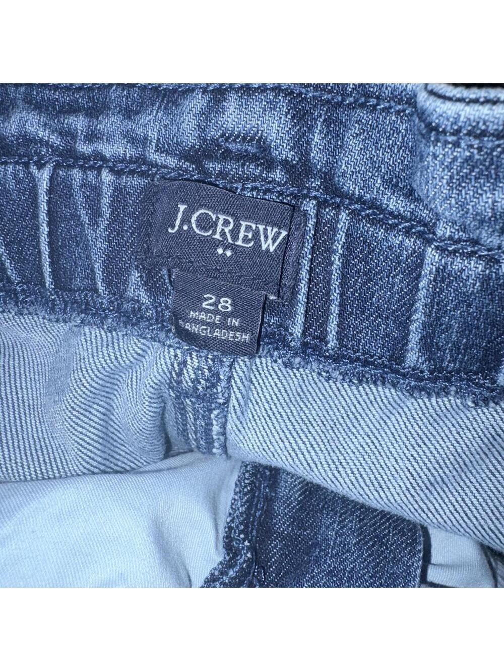 J.Crew High-Rise Paperbag Waist Denim Shorts - Size 28 - Picture 4 of 5